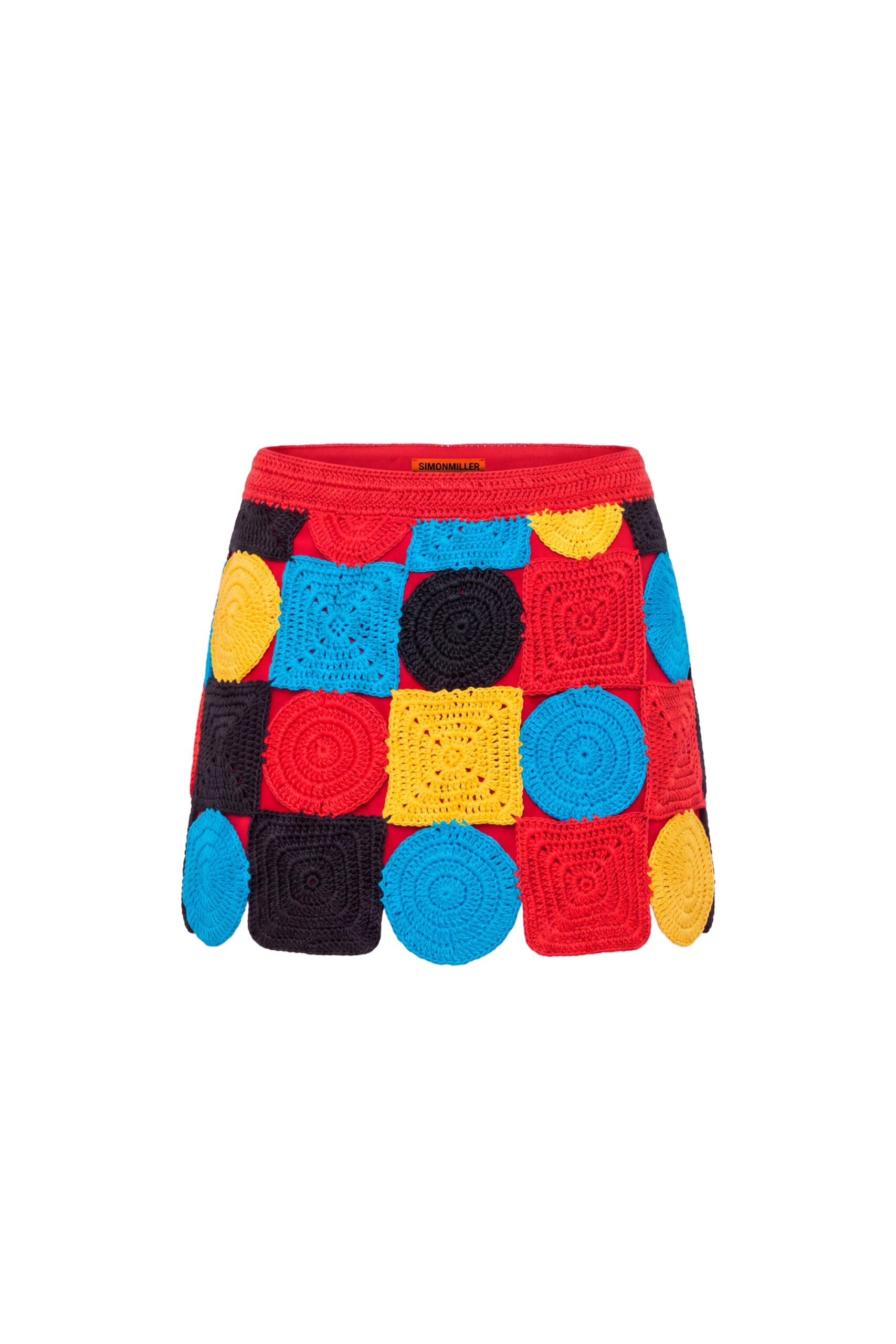 Simon Miller Beep Beep Mini Skirt in Primary Multi-Shape Simon Miller Beep Beep Mini Skirt in Primary Multi-Shape | Mini Skirts | Coveti