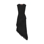 Simon Miller Beja Crochet Dress in Black | Maxi Dresses | Coveti