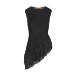 Simon Miller Beja Crochet Top in Black | Sleeveless Tops | Coveti