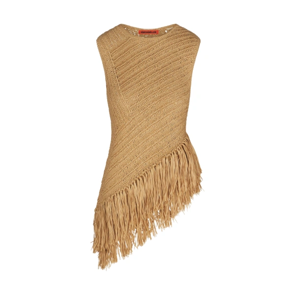Beja Crochet Top in Natural
