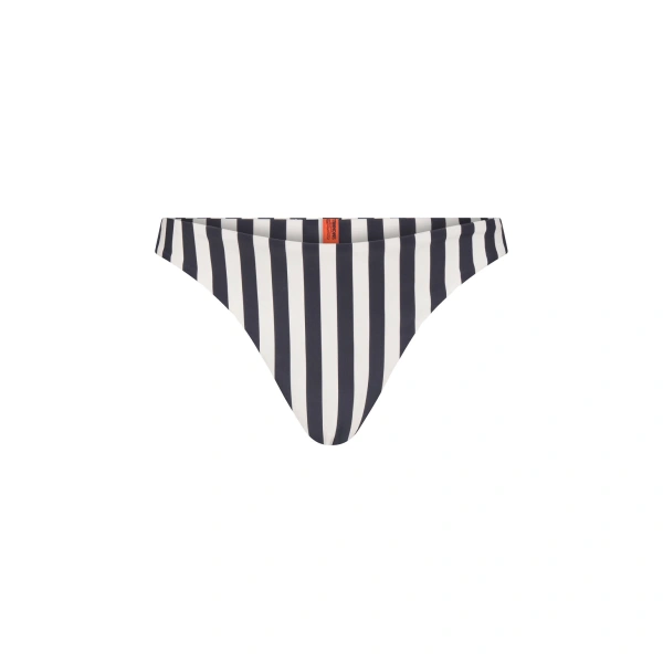 Bwai Bikini Bottom in Black and White Stripe