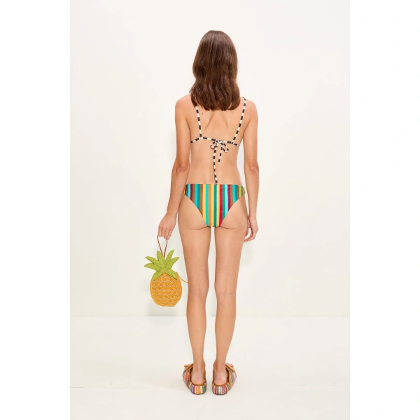 Simon Miller Bwai Bikini Bottom in Vibrant Multi Stripe | Bikinis | Coveti