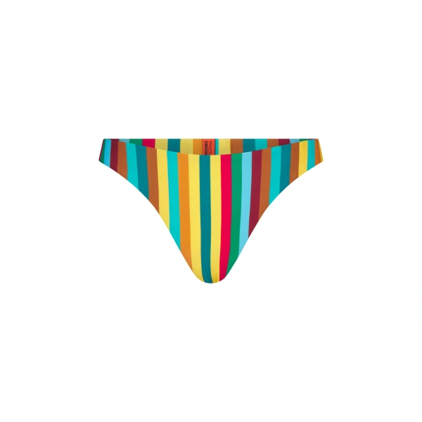 Bwai Bikini Bottom in Vibrant Multi Stripe