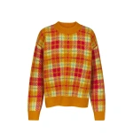 Simon Miller Calder Knit Sweater in Solar Plaid | Sweaters | Coveti