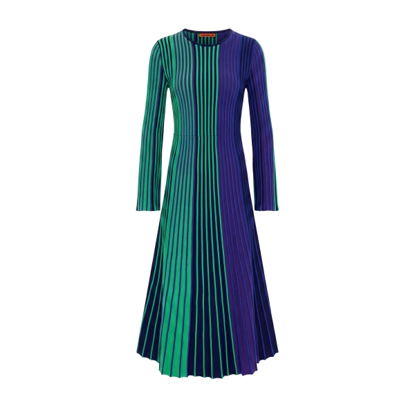 Celia Knit Dress in Cool Tone Rib