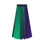 Simon Miller Celia Knit Skirt in Cool Tone Rib | Pleated Skirts | Coveti