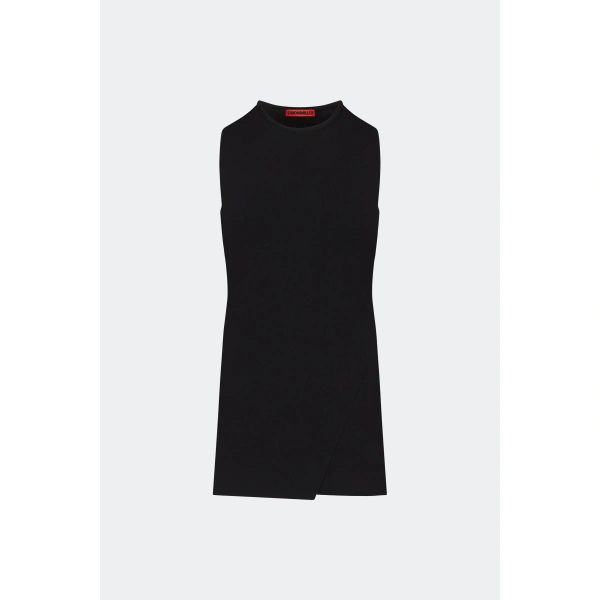 Simon Miller Dara Knit Top in Black | Sleeveless Tops | Coveti