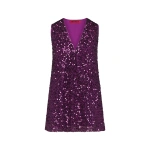 Simon Miller Fountain Sequin Dress in Amethyst | Mini Dresses | Coveti