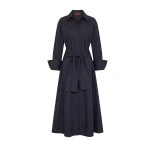 Simon Miller Inna Poplin Maxi Dress in Black | Maxi Dresses | Coveti