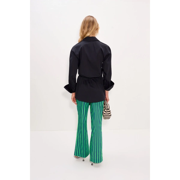 Simon Miller Inna Poplin Top in Black | Sleeveless Tops | Coveti