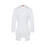 Simon Miller Inna Poplin Top in Macadamia | Shirts | Coveti
