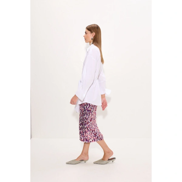 Simon Miller Inna Poplin Top in Macadamia | Shirts | Coveti