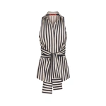 Simon Miller Inna Sleeveless Poplin Top in Black and White Stripe | Sleeveless Tops | Coveti