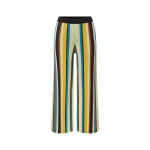 Simon Miller Jabber Knit Pant in Ocean Stripe | Wide-Leg Pants | Coveti