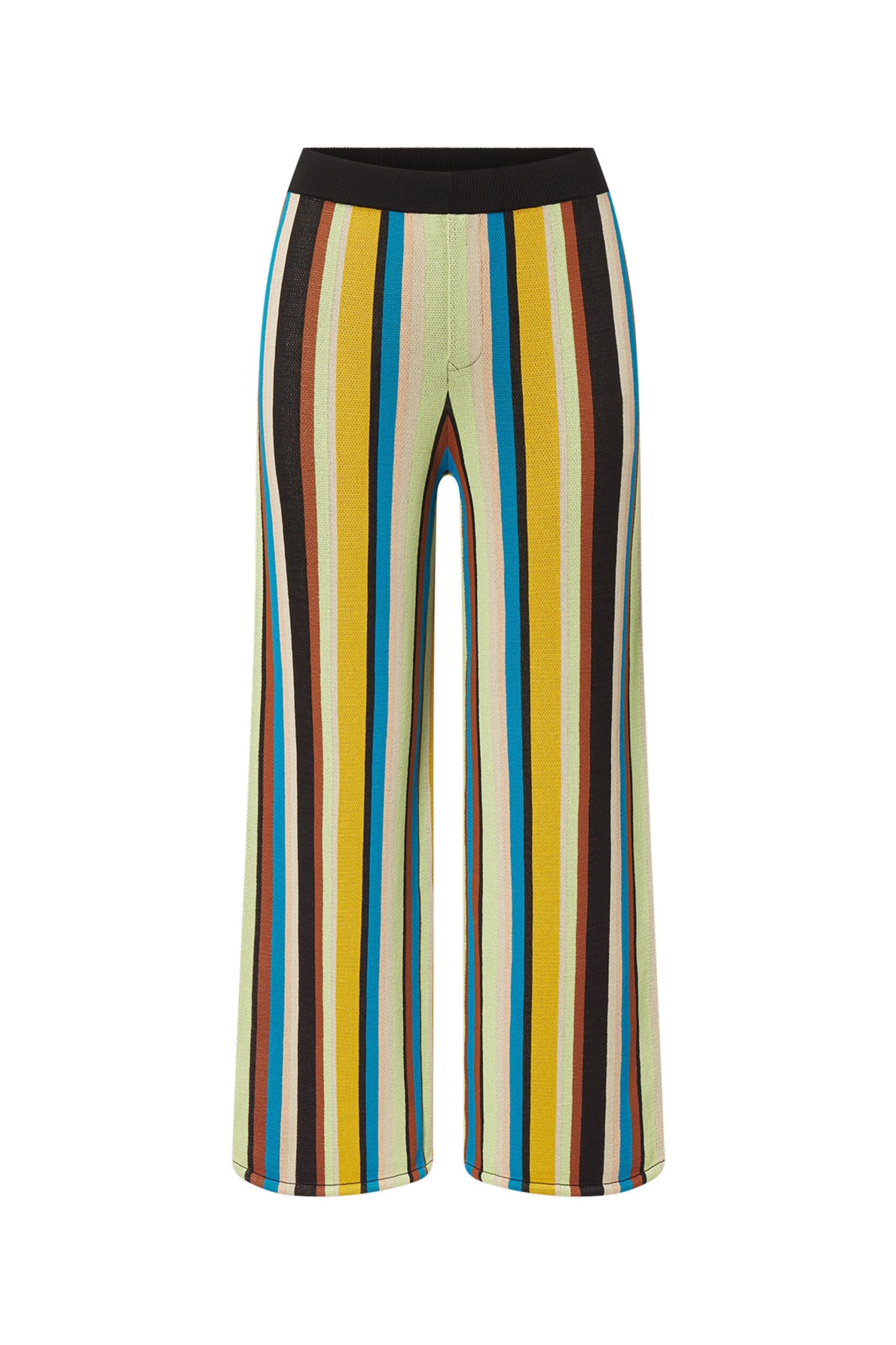 Simon Miller Jabber Knit Pant in Ocean Stripe Simon Miller Jabber Knit Pant in Ocean Stripe | Wide-Leg Pants | Coveti