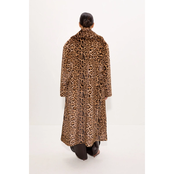 Simon Miller Jetz Cheetah Coat in Cheetah Scramble | Fur Coats | Coveti