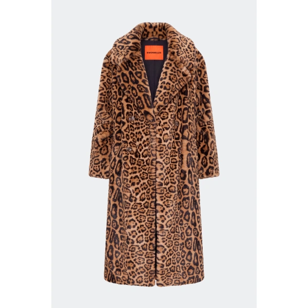 Simon Miller Jetz Cheetah Coat in Cheetah Scramble | Fur Coats | Coveti