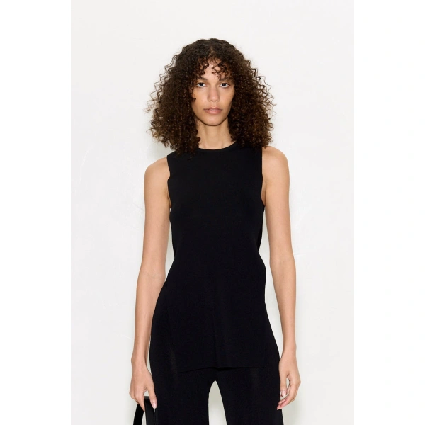 Simon Miller Knits By Canoga Top in Black | Sleeveless Tops | Coveti