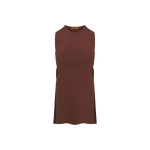 Simon Miller Knits By Canoga Top in Choco Brown | Sleeveless Tops | Coveti