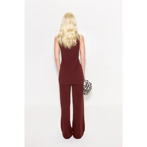 Simon Miller Knits By Canoga Top in Choco Brown | Sleeveless Tops | Coveti