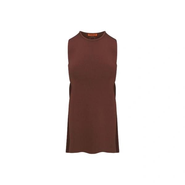 Knits By Canoga Top in Choco Brown