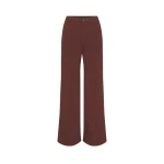 Simon Miller Knits By Jabber Pant in Choco Brown | Wide-Leg Pants | Coveti