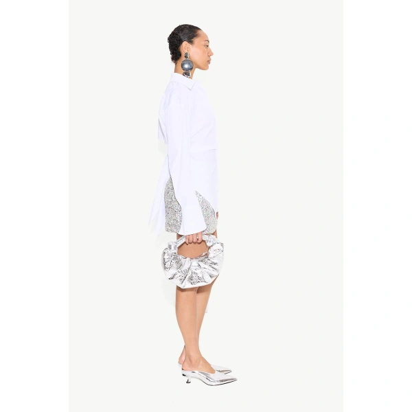 Simon Miller Loch Poplin Button Up in Macadamia | Shirts | Coveti
