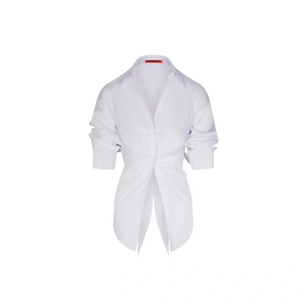 Simon Miller Loch Poplin Button Up in Macadamia | Shirts | Coveti