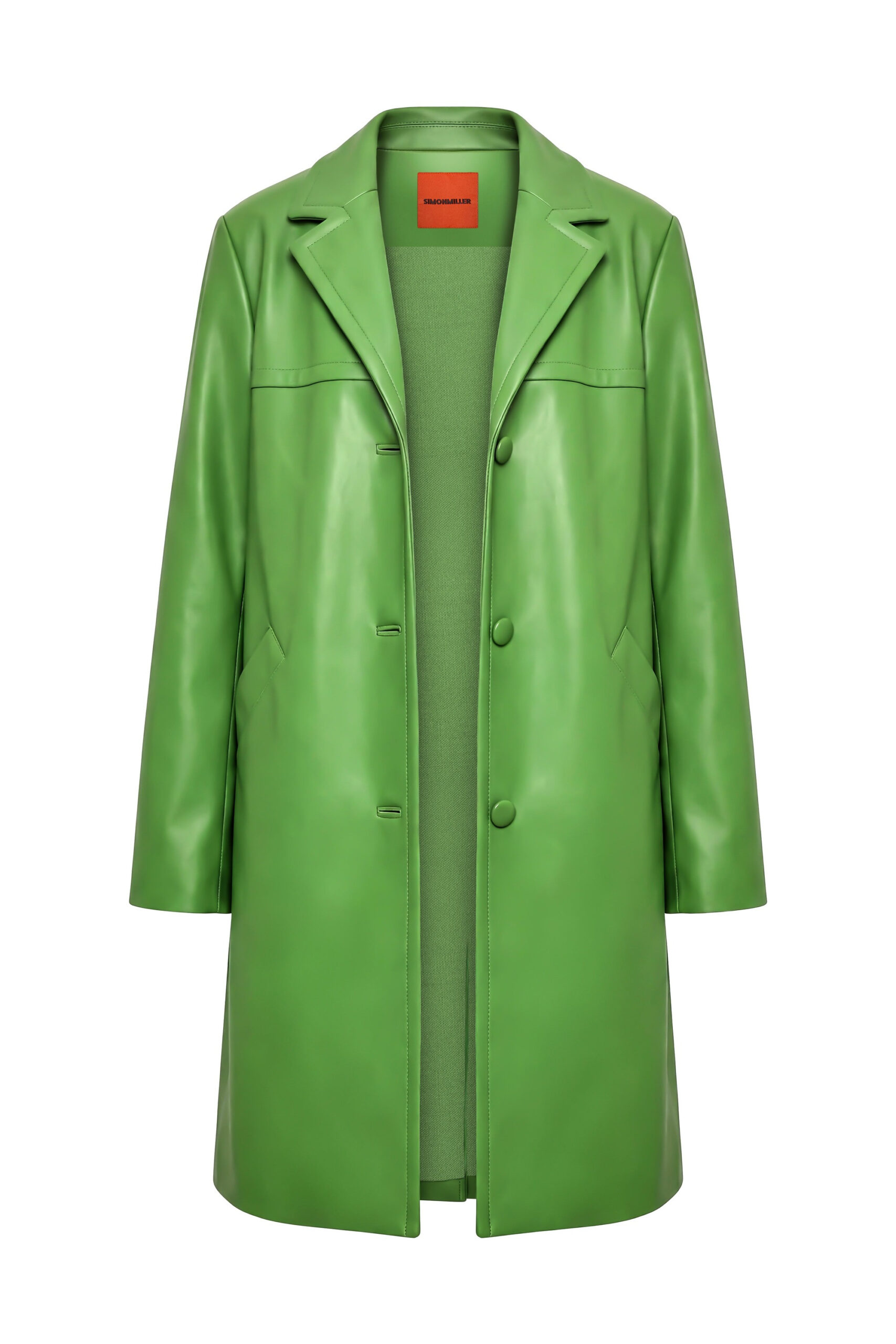 Simon Miller Margot Vegan Leather Jacket in Matcha Simon Miller Margot Vegan Leather Jacket in Matcha | Leather Jackets | Coveti