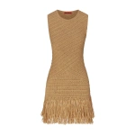 Simon Miller Mira Crochet Mini Dress in Natural | Mini Dresses | Coveti