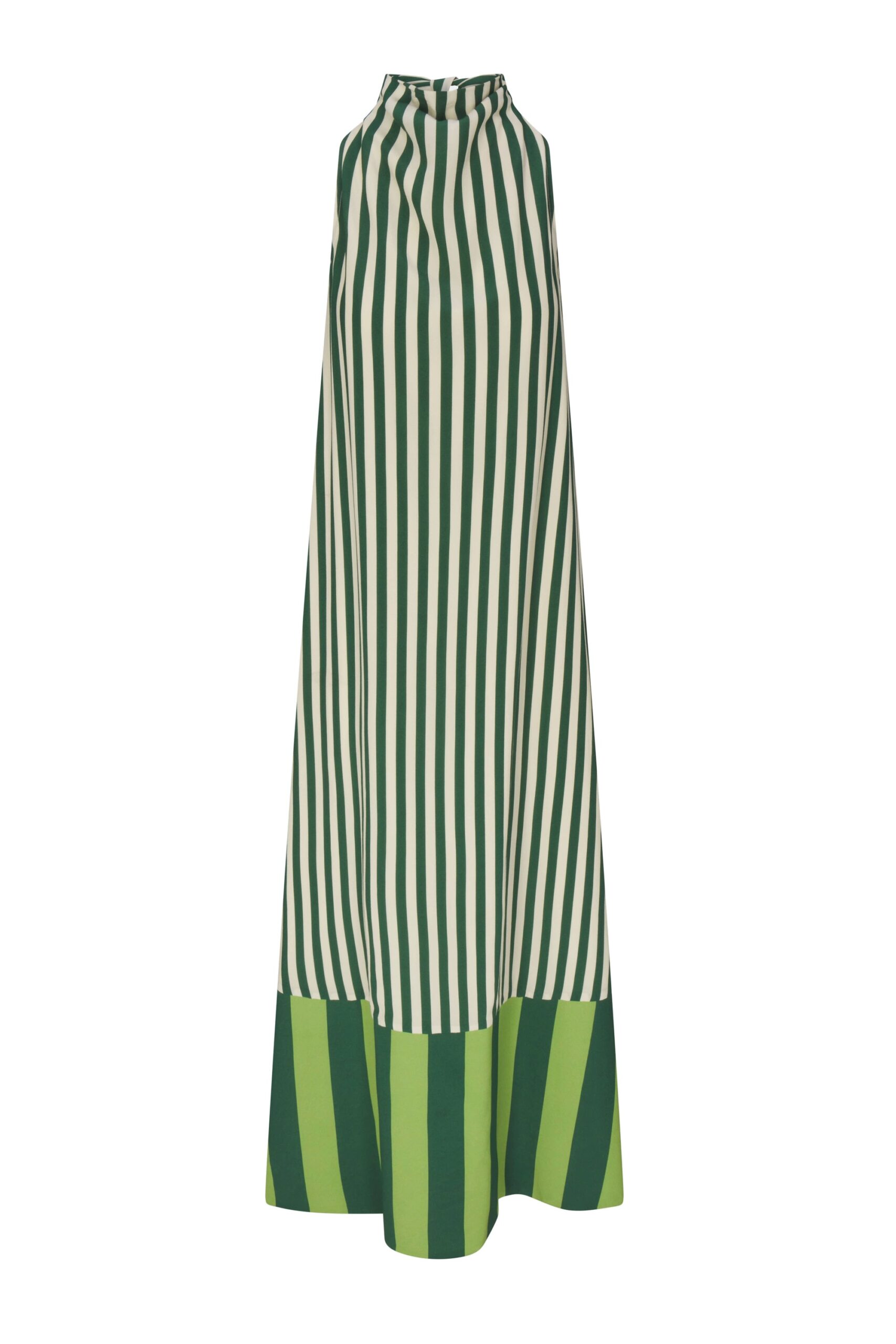 Simon Miller Mona Crepe Dress in Green Stripe Combo Simon Miller Mona Crepe Dress in Green Stripe Combo | Maxi Dresses | Coveti