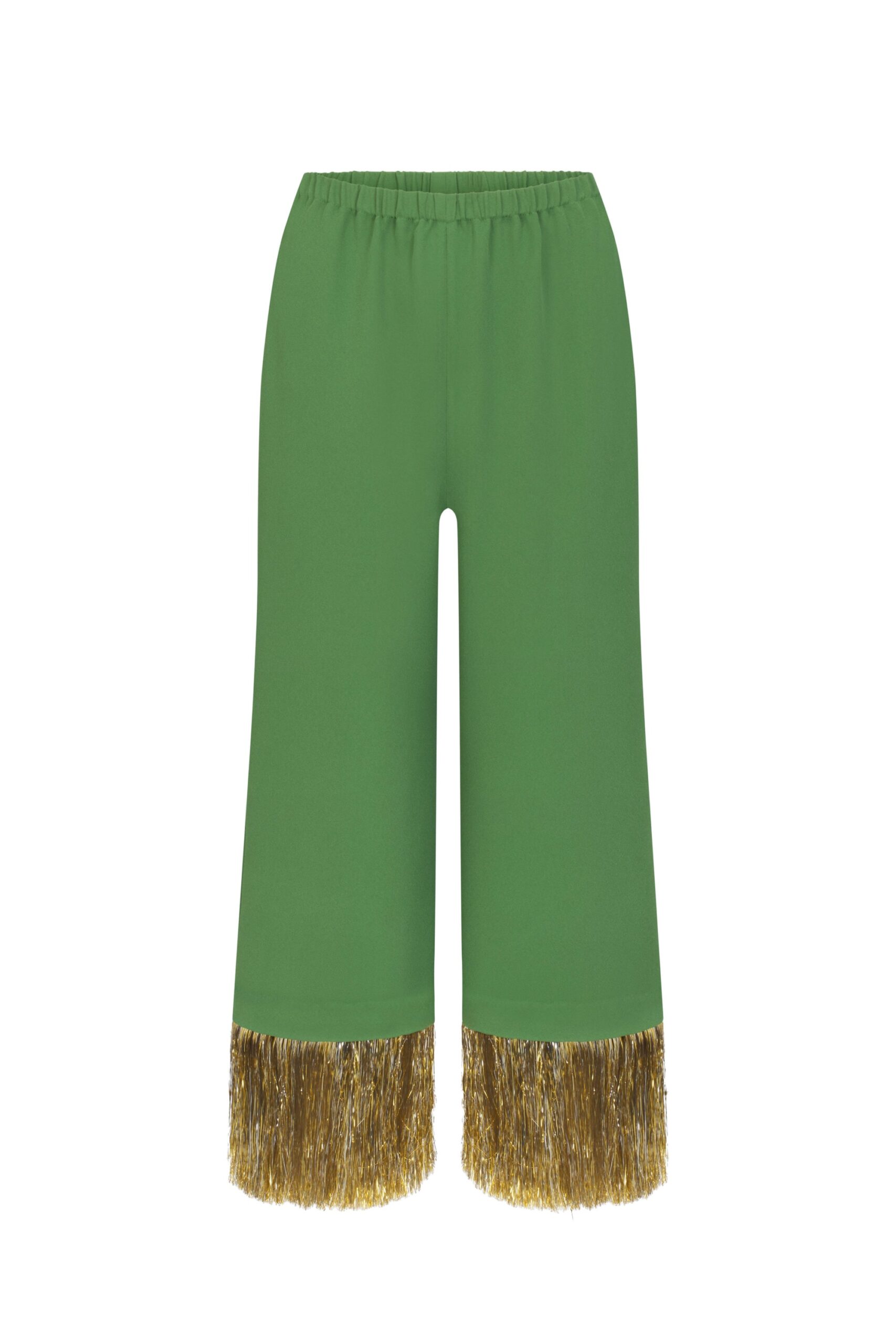 Simon Miller Nella Fringe Pant in Spruce Green Simon Miller Nella Fringe Pant in Spruce Green | Wide-Leg Pants | Coveti