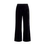 Simon Miller Nuala Velvet Pant in Black | Wide-Leg Pants | Coveti