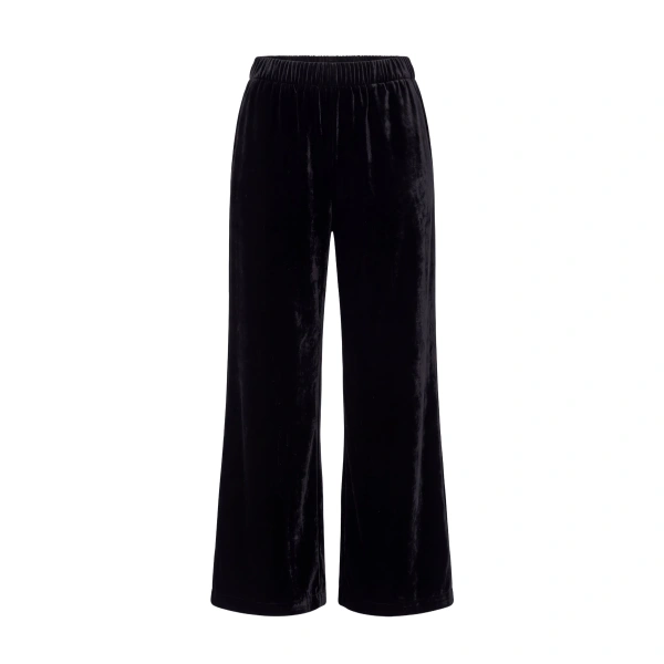 Nuala Velvet Pant in Black