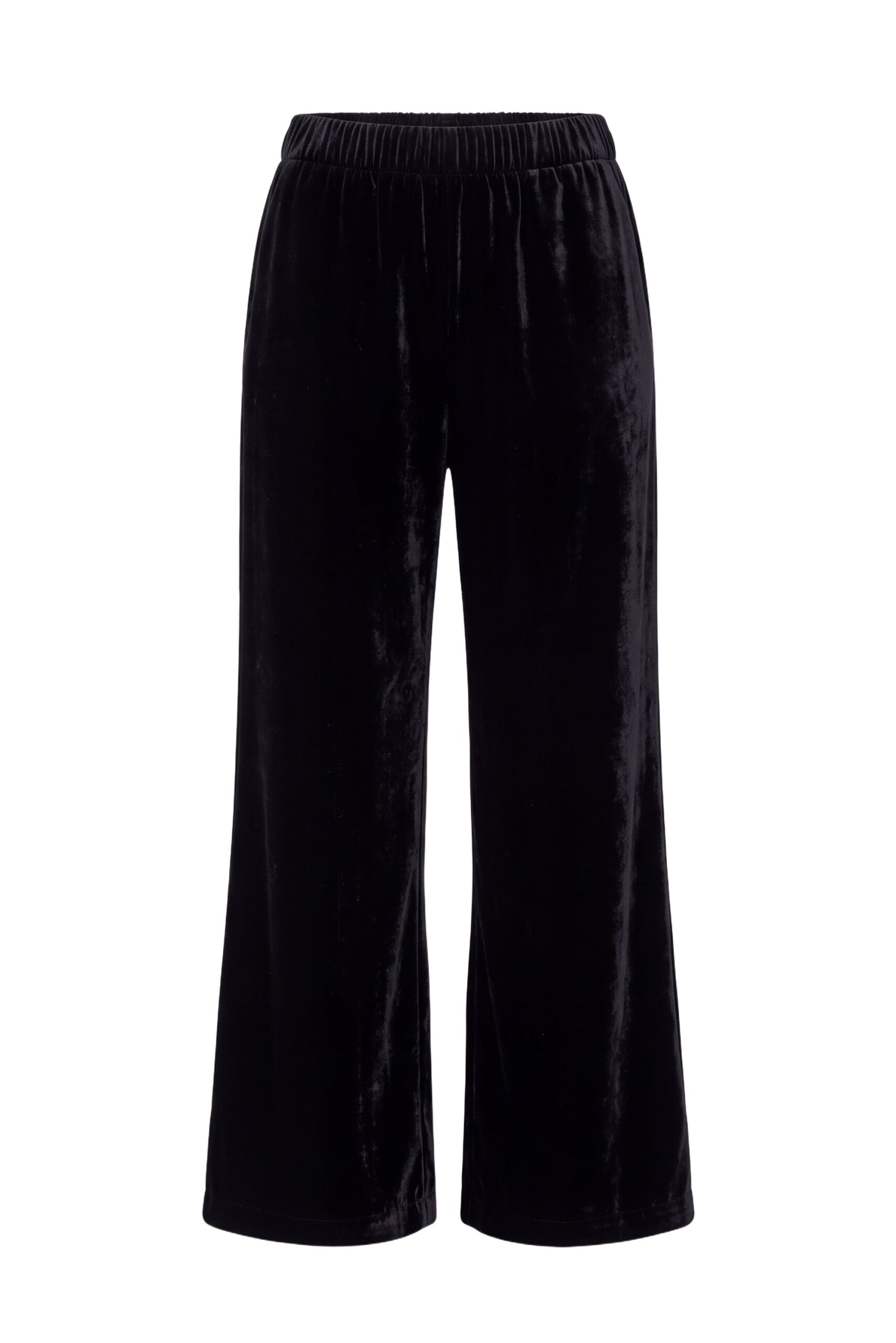 Simon Miller Nuala Velvet Pant in Black Simon Miller Nuala Velvet Pant in Black | Wide-Leg Pants | Coveti