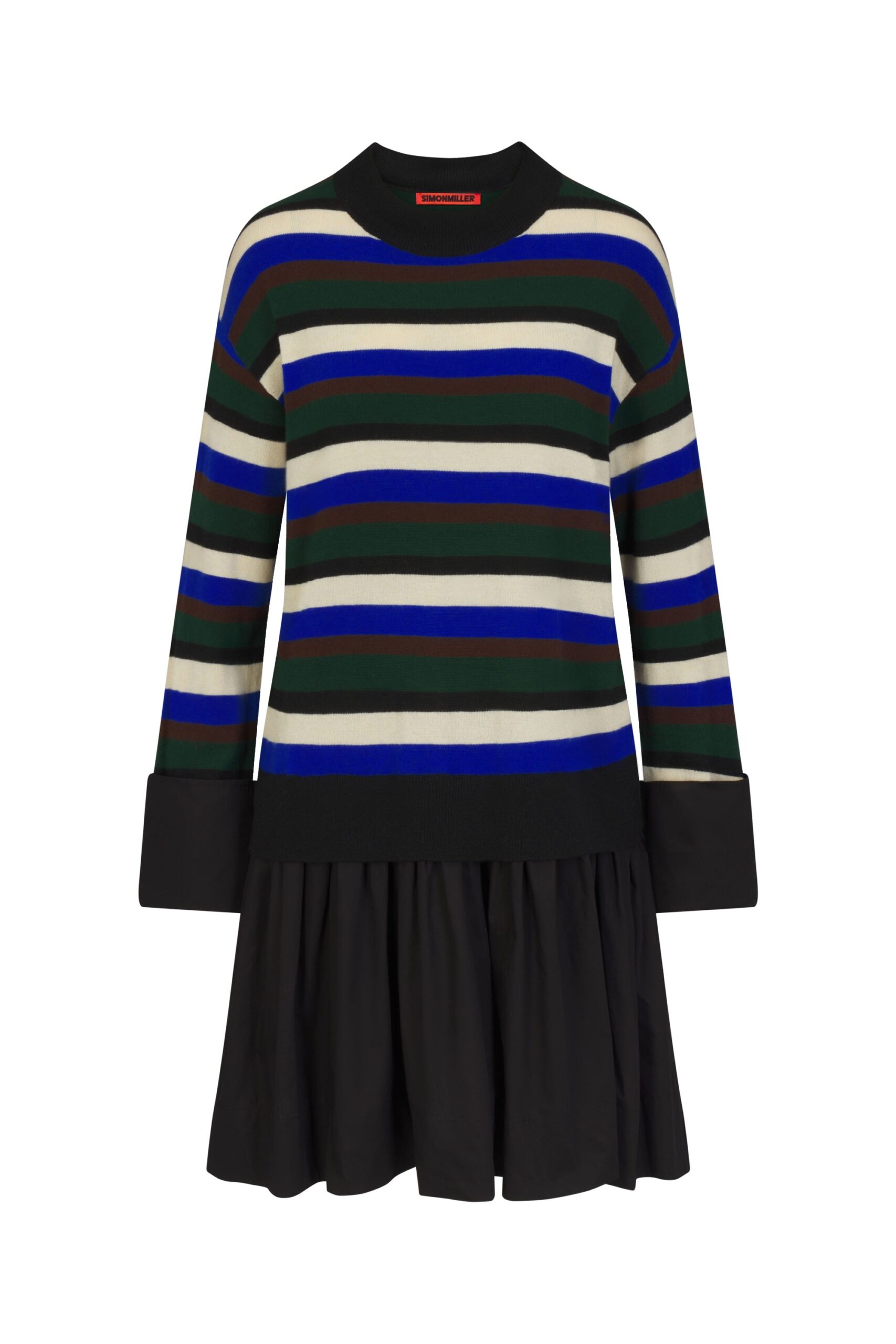 Simon Miller Pip Poplin Combo Dress in Rugby Stripe Simon Miller Pip Poplin Combo Dress in Rugby Stripe | Mini Dresses | Coveti