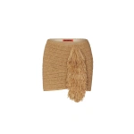 Simon Miller Pom Pom Mini Skirt in Natural | Mini Skirts | Coveti