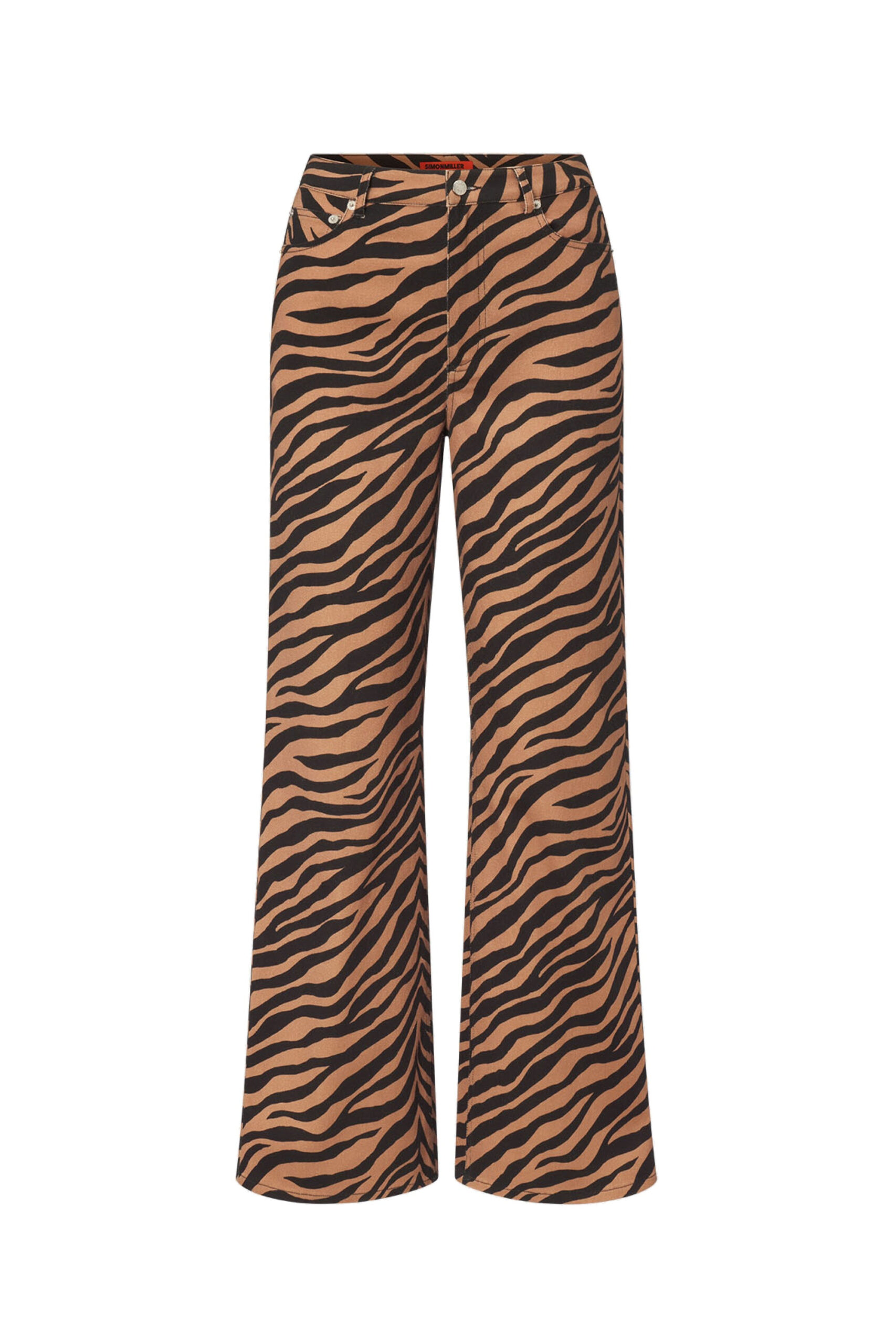 Simon Miller Rumie Printed Jean in Tiger Stripe Simon Miller Rumie Printed Jean in Tiger Stripe | Jeans | Coveti