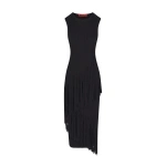 Simon Miller Spiral Dress in Black | Midi Dresses | Coveti