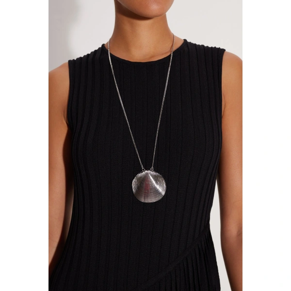 Simon Miller Spiral Dress in Black | Midi Dresses | Coveti