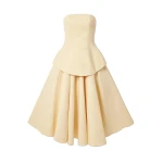 Solace London The Ada Midi Dress in Pearl | Midi Dresses | Coveti