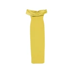 Solace London The Adele Maxi Dress in Chartreuse | Maxi Dresses | Coveti