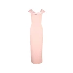 Solace London The Adele Maxi Dress in Pale Pink | Maxi Dresses | Coveti