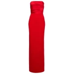 Solace London The Afra Maxi Dress in Red | Maxi Dresses | Coveti