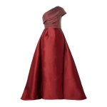 Solace London The Alba Crystal Maxi Dress in Ruby | Maxi Dresses | Coveti