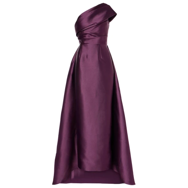 The Alba Maxi Dress in Aubergine