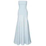 Solace London The Alessandra Maxi Dress in Arctic Blue | Maxi Dresses | Coveti