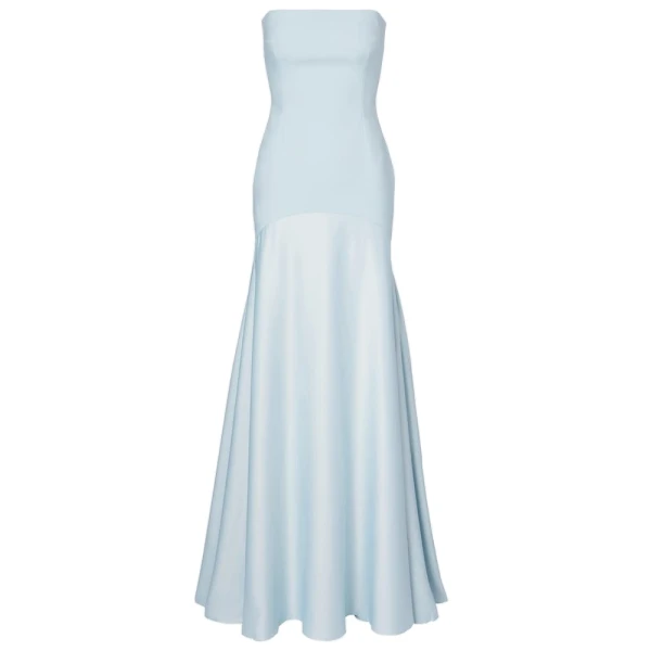 Solace London The Alessandra Maxi Dress in Arctic Blue | Maxi Dresses | Coveti