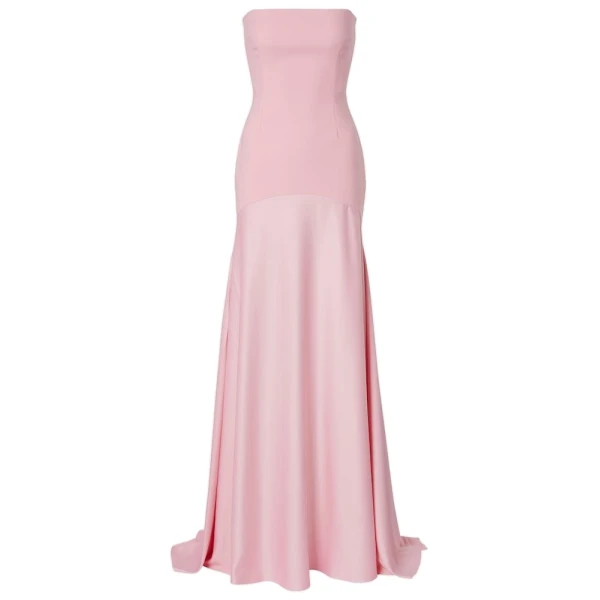 The Alessandra Maxi Dress in Powder Pink