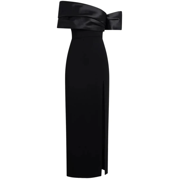 Solace London The Alexis Maxi Dress in Black | Maxi Dresses | Coveti